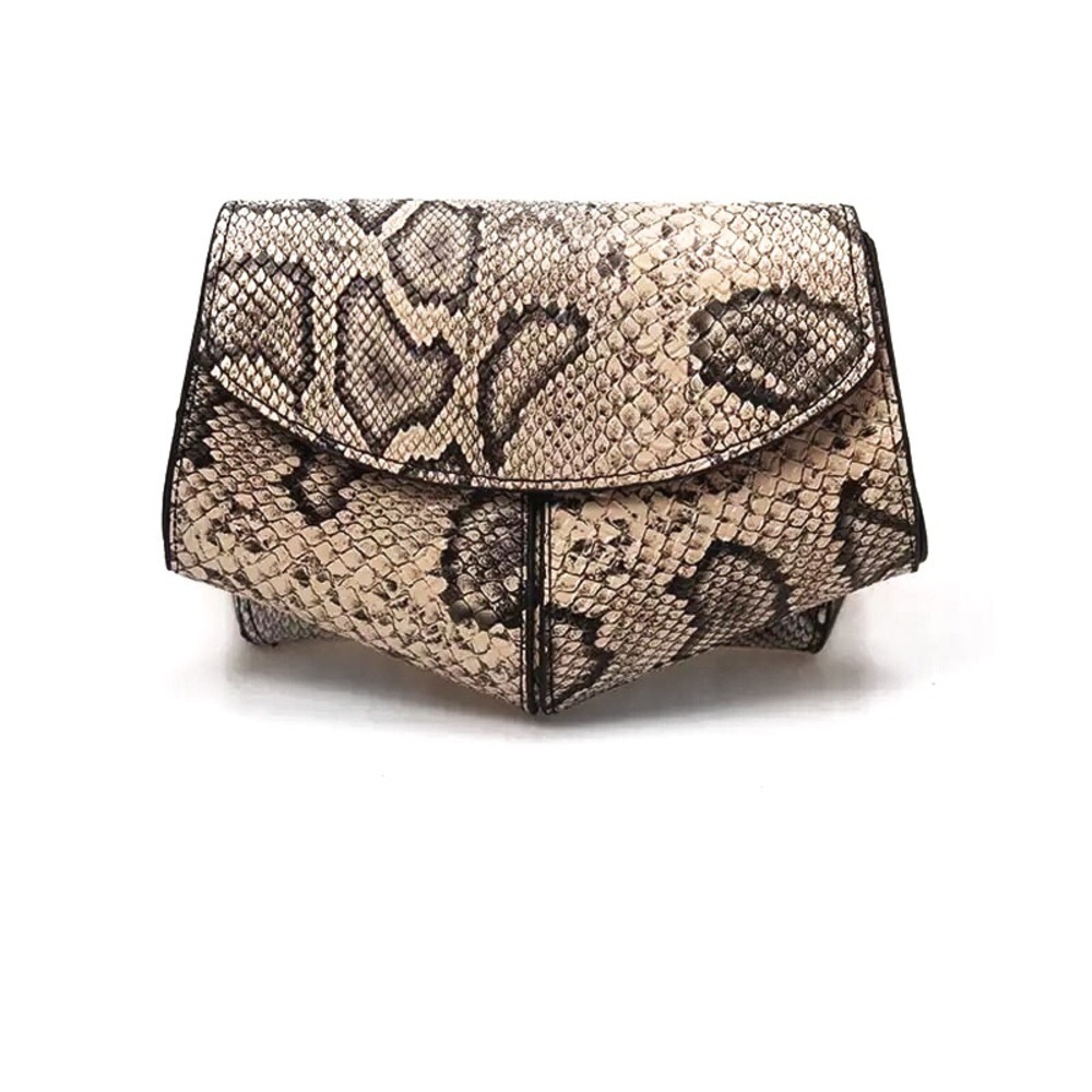 BOGO Ali Khaki Snakeskin Fanny/Belt Bag